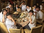 小組用餐合照