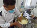 起司蛋糕麵糊製作示範