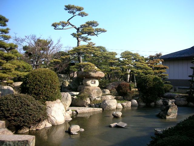 興陽高校庭園美景